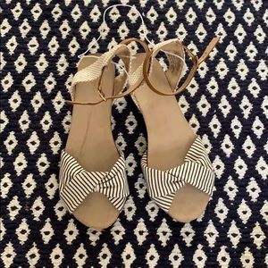 Brand new, never worn Merona wedge sandals